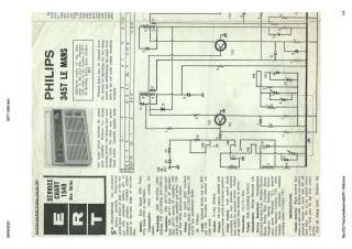 Philips 345T schematic circuit diagram